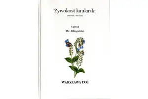 żywokost strona pierwsza, książka papierowa